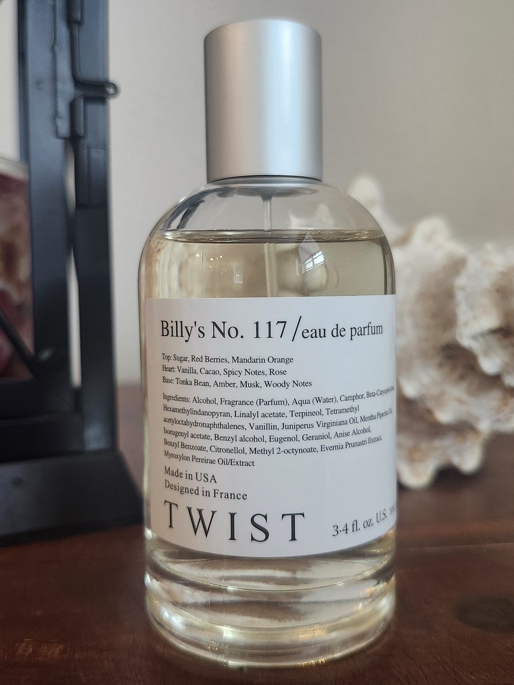 TWIST Billy's No. 117 Eau de Parfum - Light Amber Fragrance